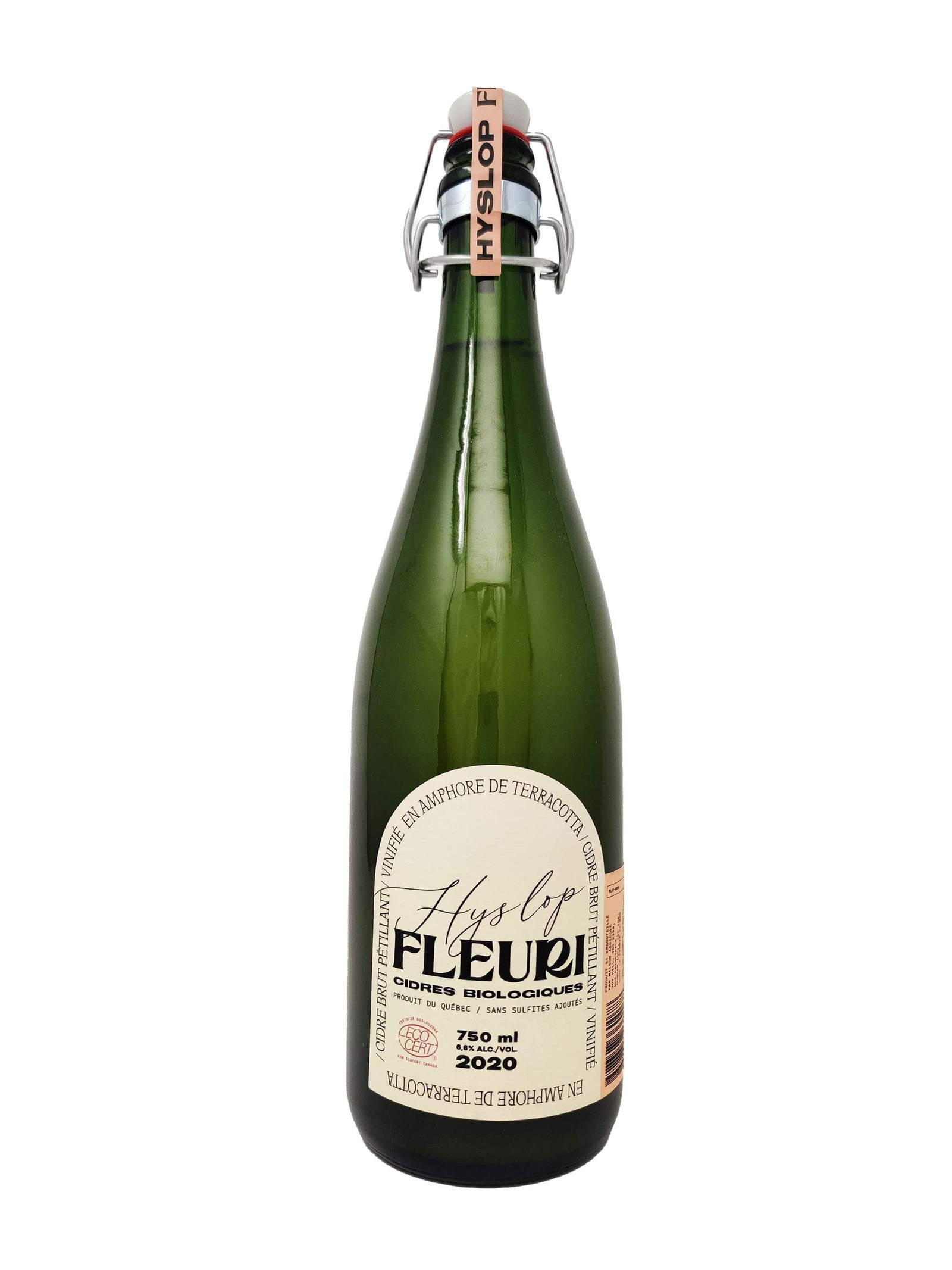 Cidrerie Fleuri Cidres Hyslop - Cidre Brut Pétillant de chez Fleuri Cidres biologiques