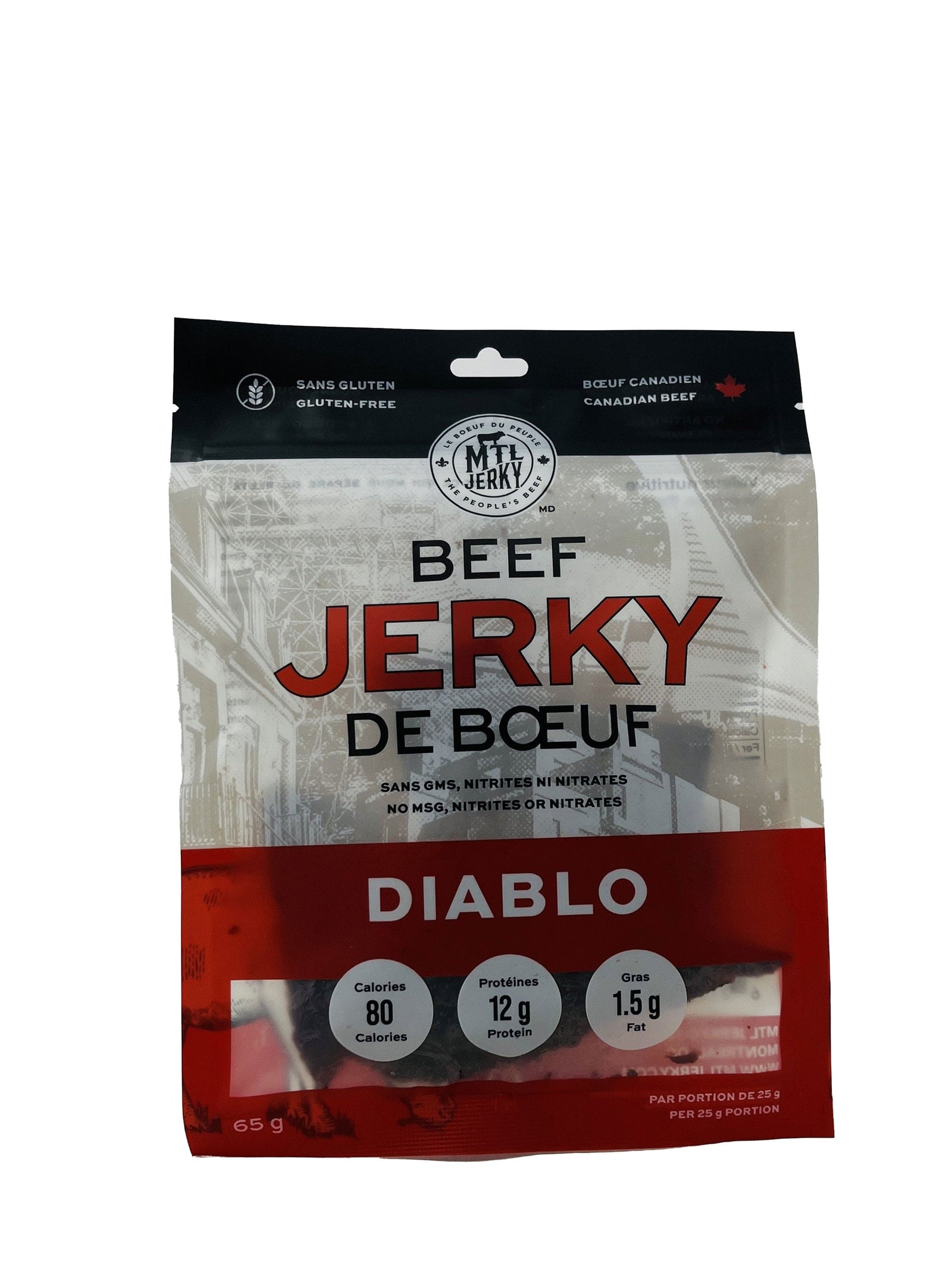 MTL Jerky Jerky de boeuf diablo - MTL Jerky