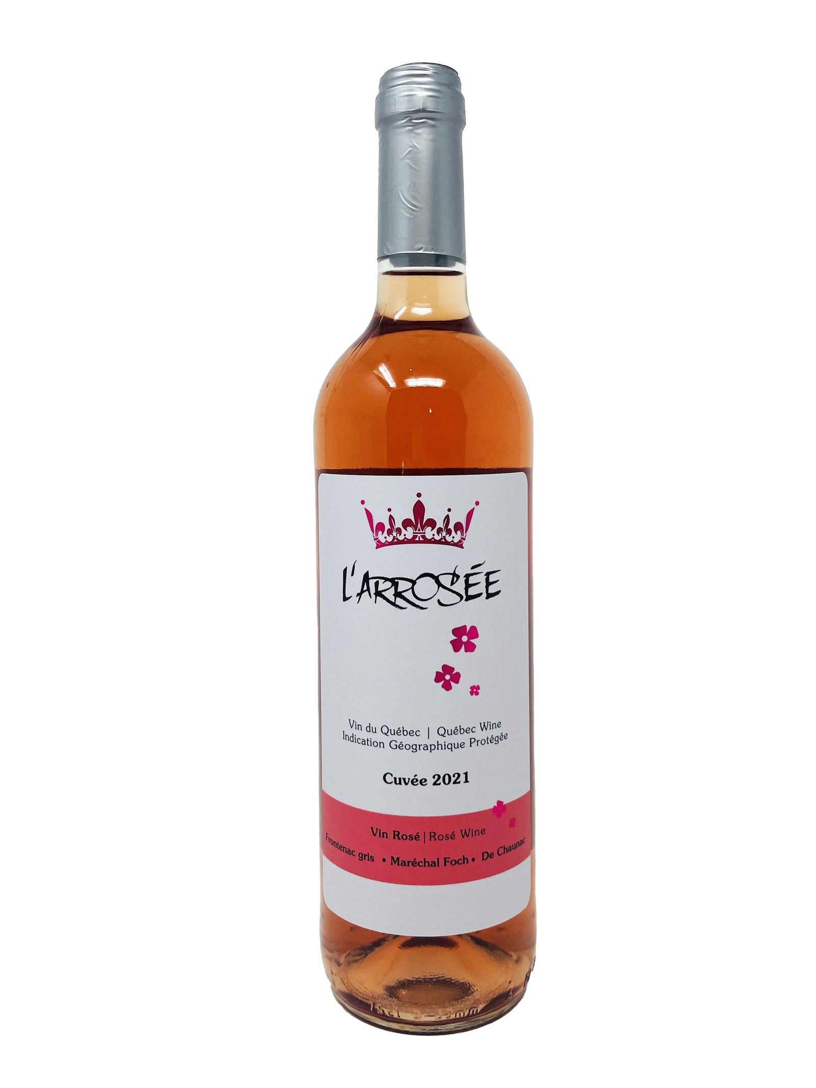 Vignoble Château Fontaine vin L'Arrosée 2021 - Vin rosé du vignoble Château Fontaine