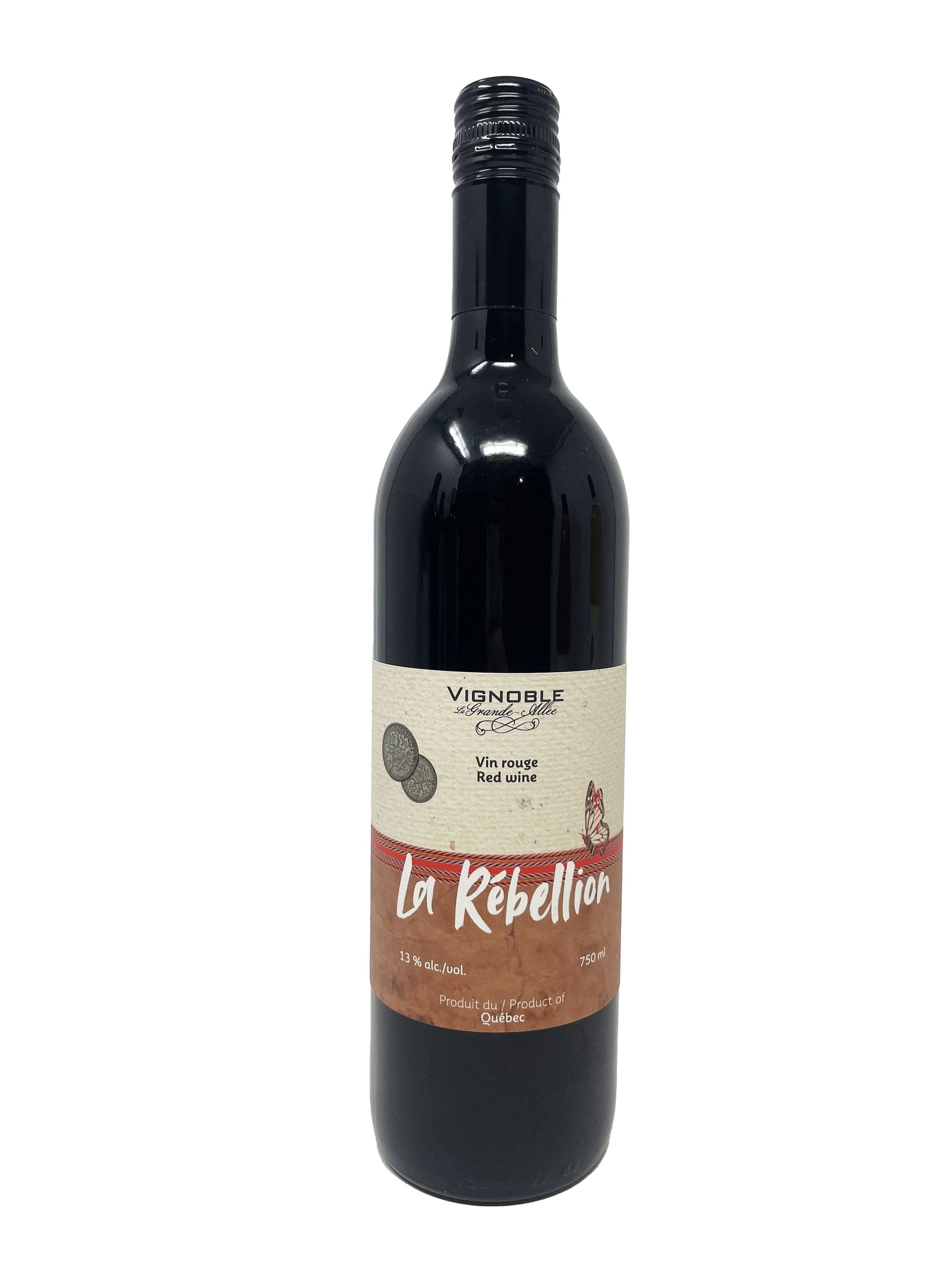 Vignoble de la Grande Allée Vin La Rébellion du Vignobe La Grande Allée