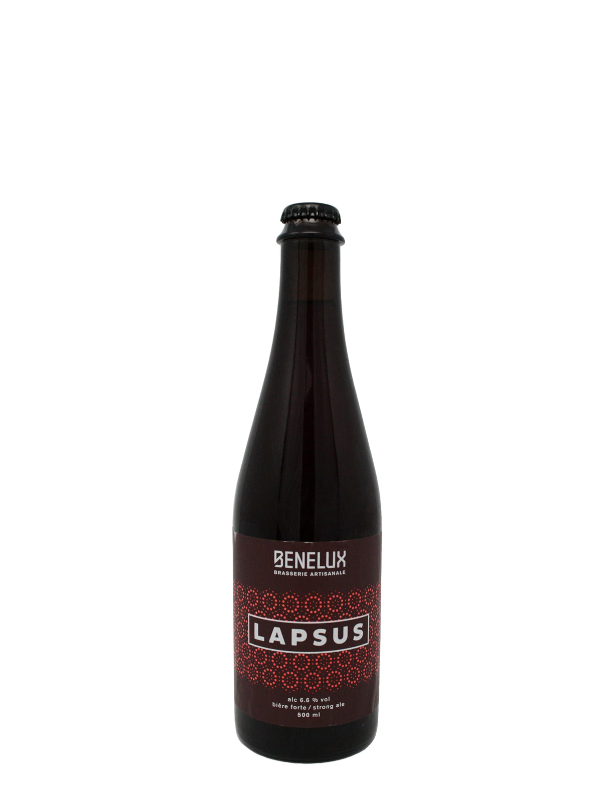 Microbrasserie Benelux bière Lapsus - Bière forte Grand Cru - De la Microbrasserie Benelux