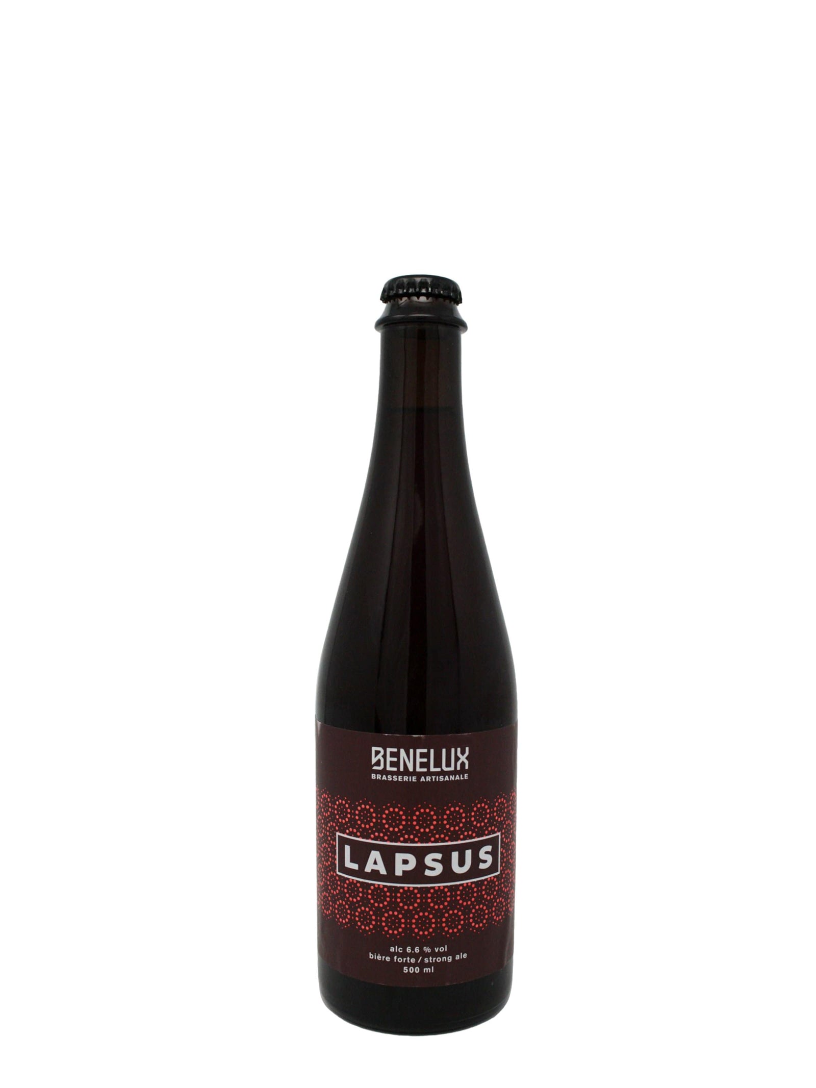 Microbrasserie Benelux bière Lapsus - Bière forte Grand Cru - De la Microbrasserie Benelux