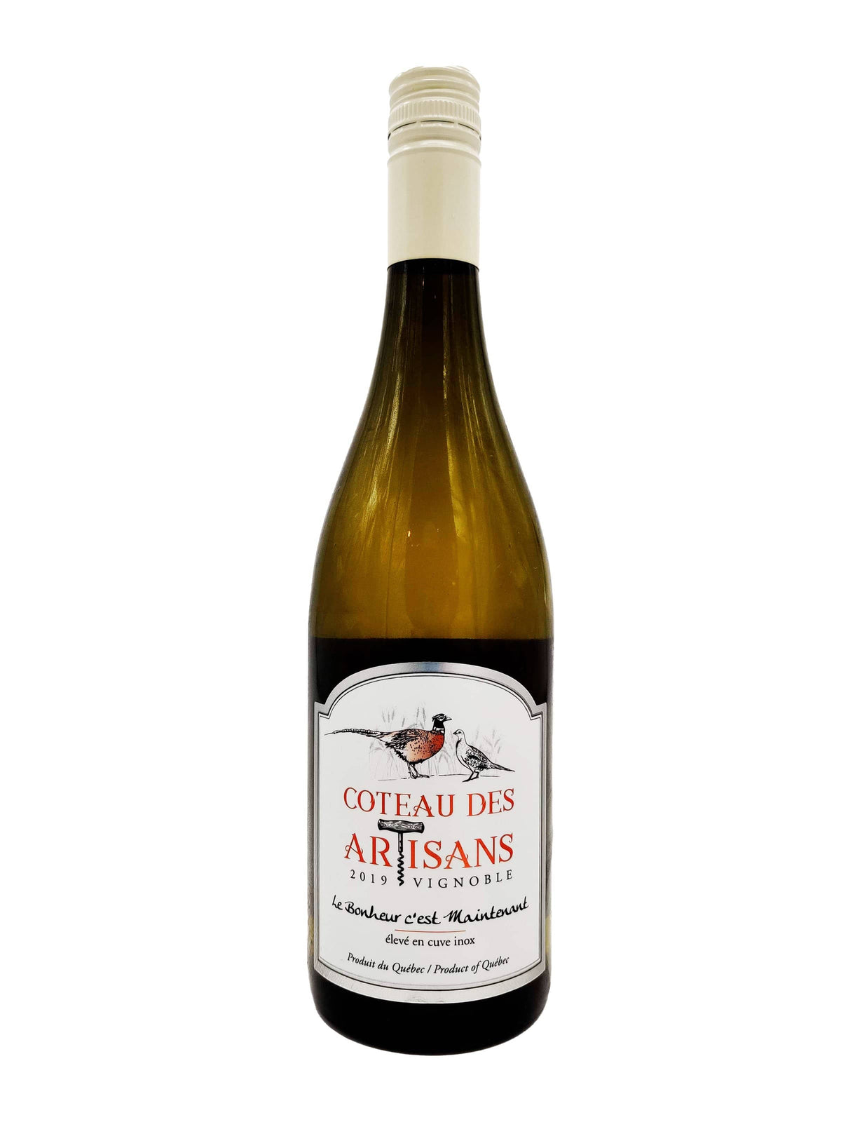 Coteau des Artisans vin Le Bonheur c’est Maintenant - Vin blanc du Coteau des Artisans