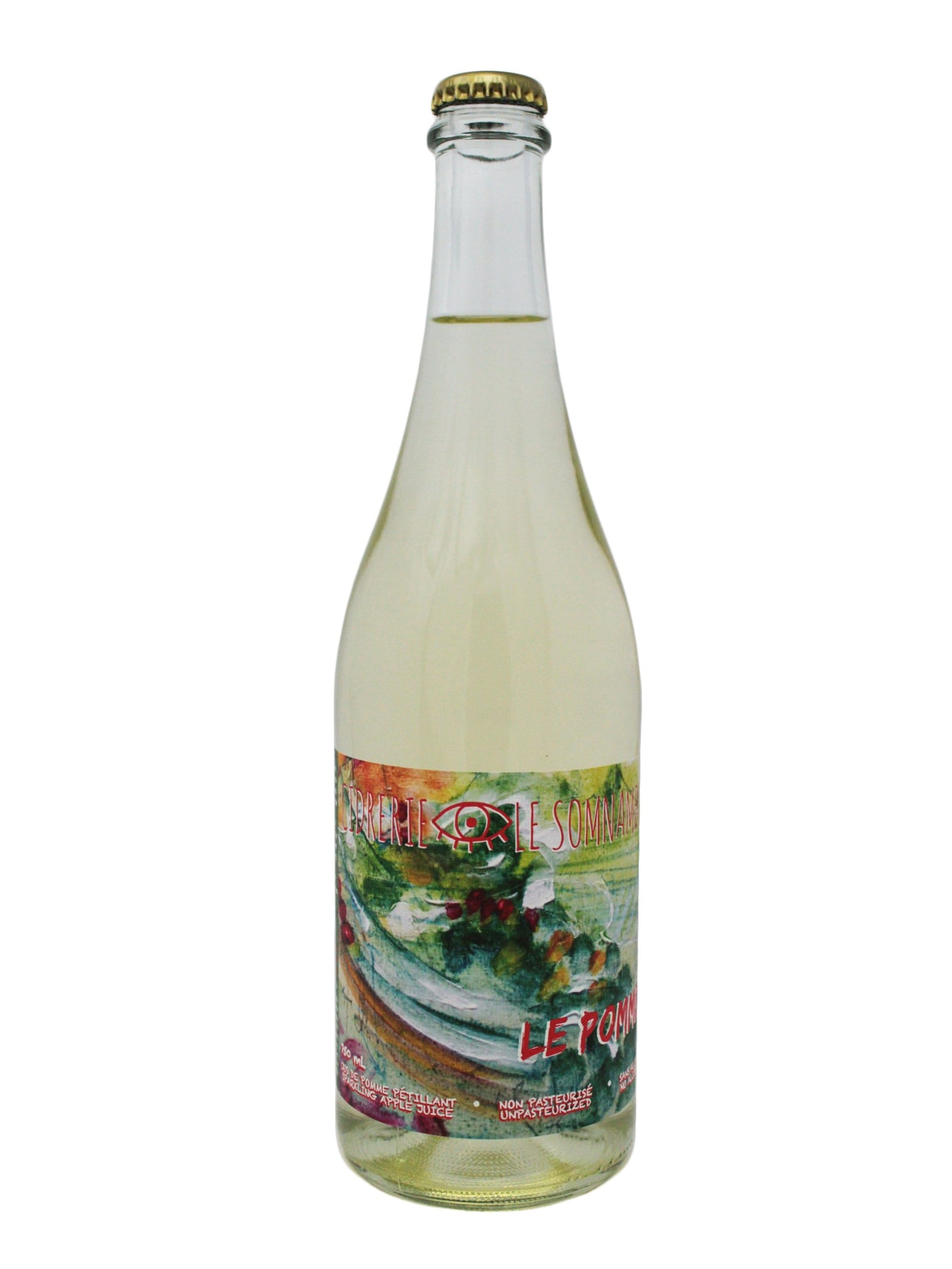 Cidrerie Le Somnambule sans alcool Le Pommé - Jus de pomme pétillant de la Cidrerie Le Somnambule