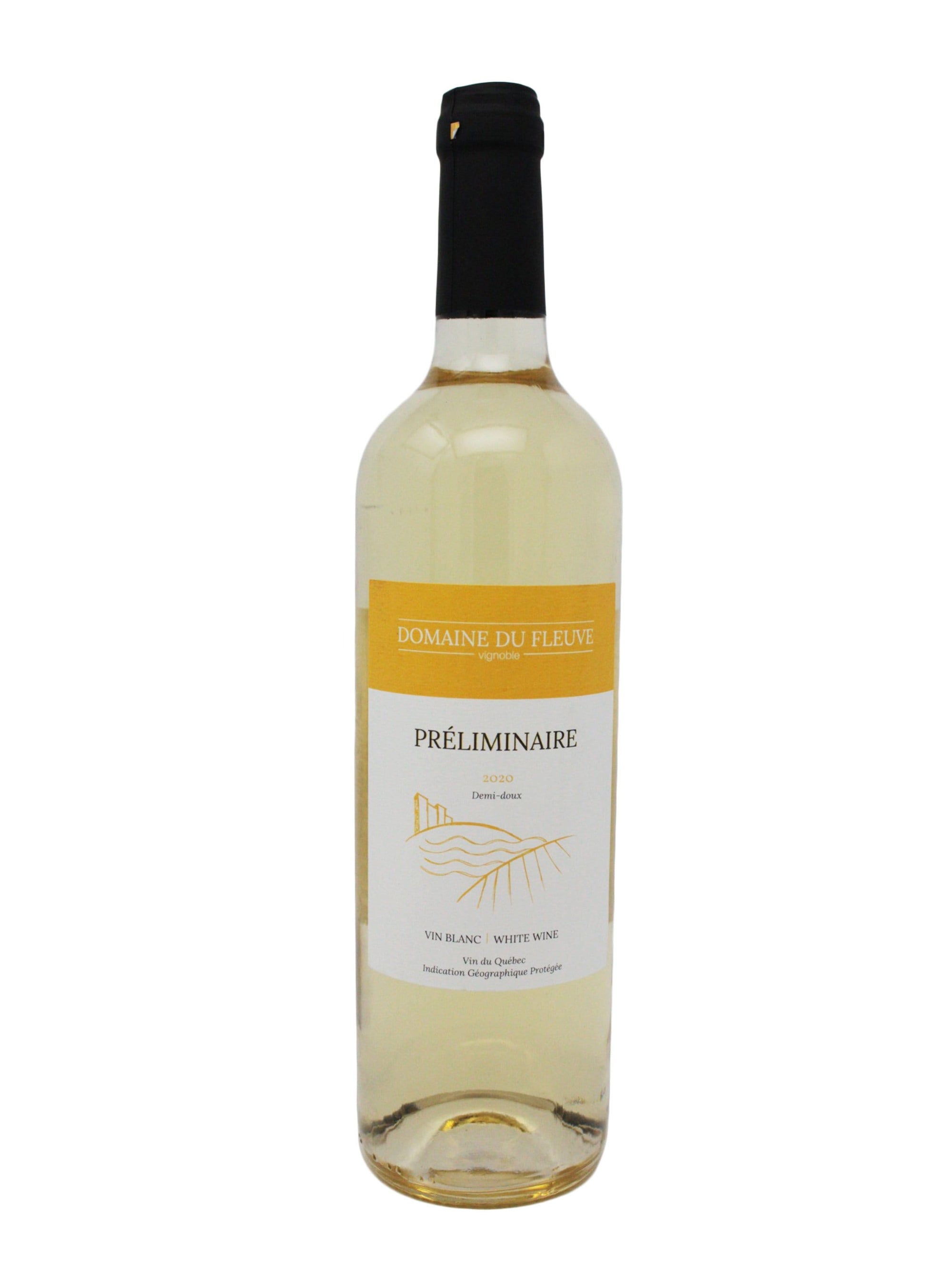 Domaine du Fleuve vin Le Préliminaire 2020 - Vin blanc du Domaine du Fleuve