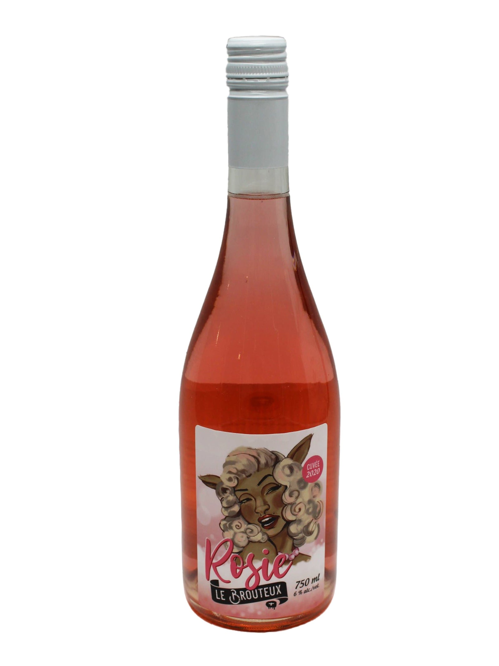 Vignoble du Mouton Noir Le Rosie 750ml - Brouteux - Prêt-à-boire aromatisé aux fraises et pamplemousse du Vignoble le Mouton Noir