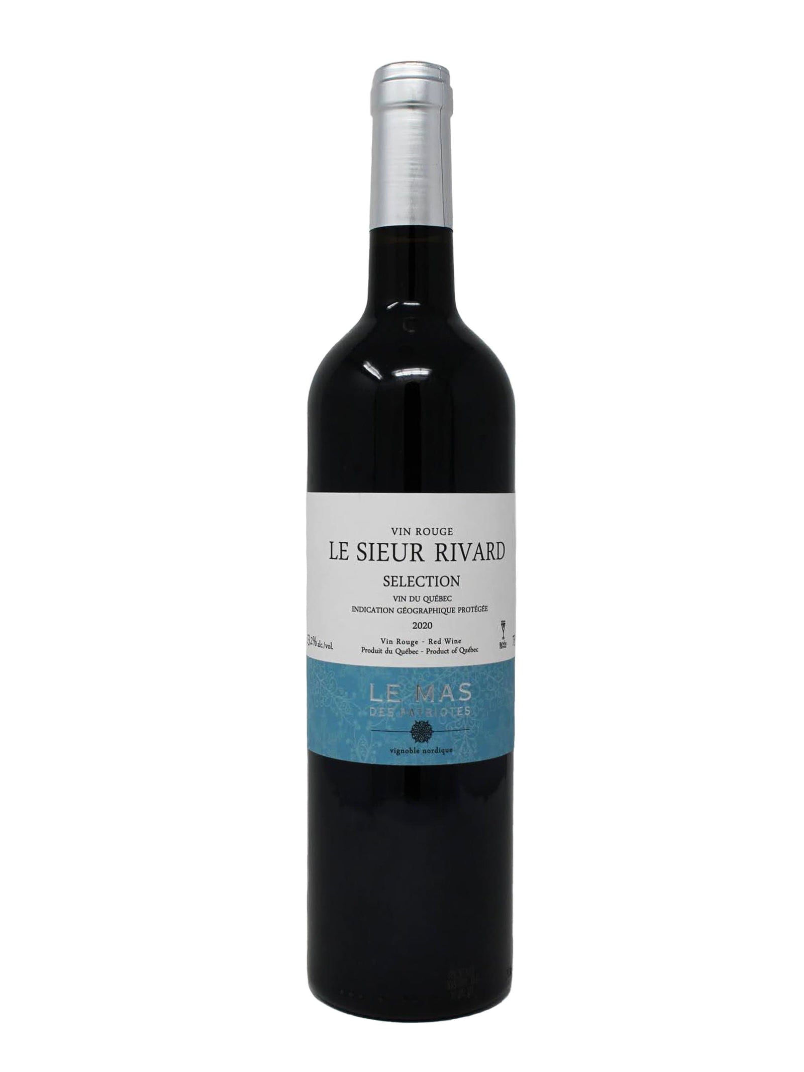 Le Mas des Patriotes vin Le Sieur Rivard Sélection - Vin rouge du Vignoble Le Mas des Patriotes