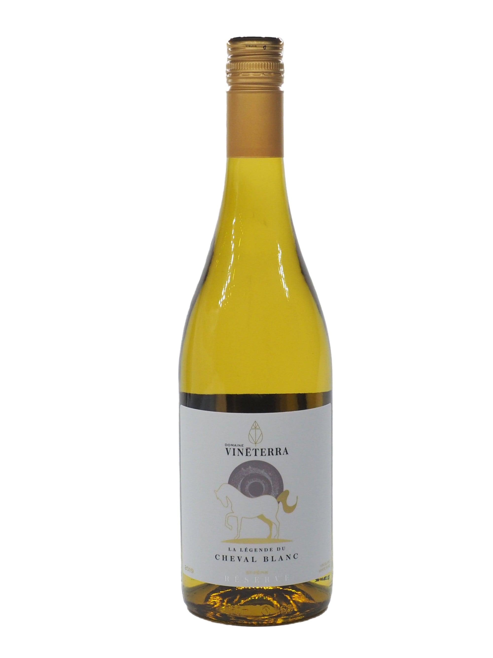 Domaine Vinéterra Légende du Cheval Blanc St-Pépin Réserve - Vin blanc du vignoble Vinéterra