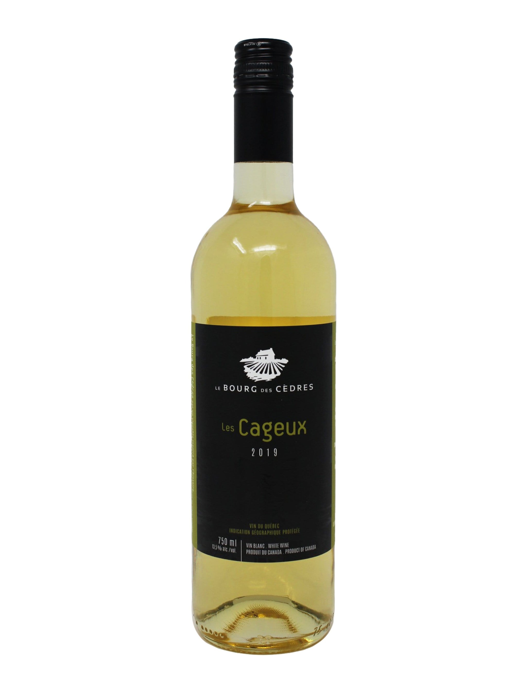 Bourg des Cèdres vin Les Cageux 2019 - Vin blanc du Vignoble Le Bourg des Cèdres