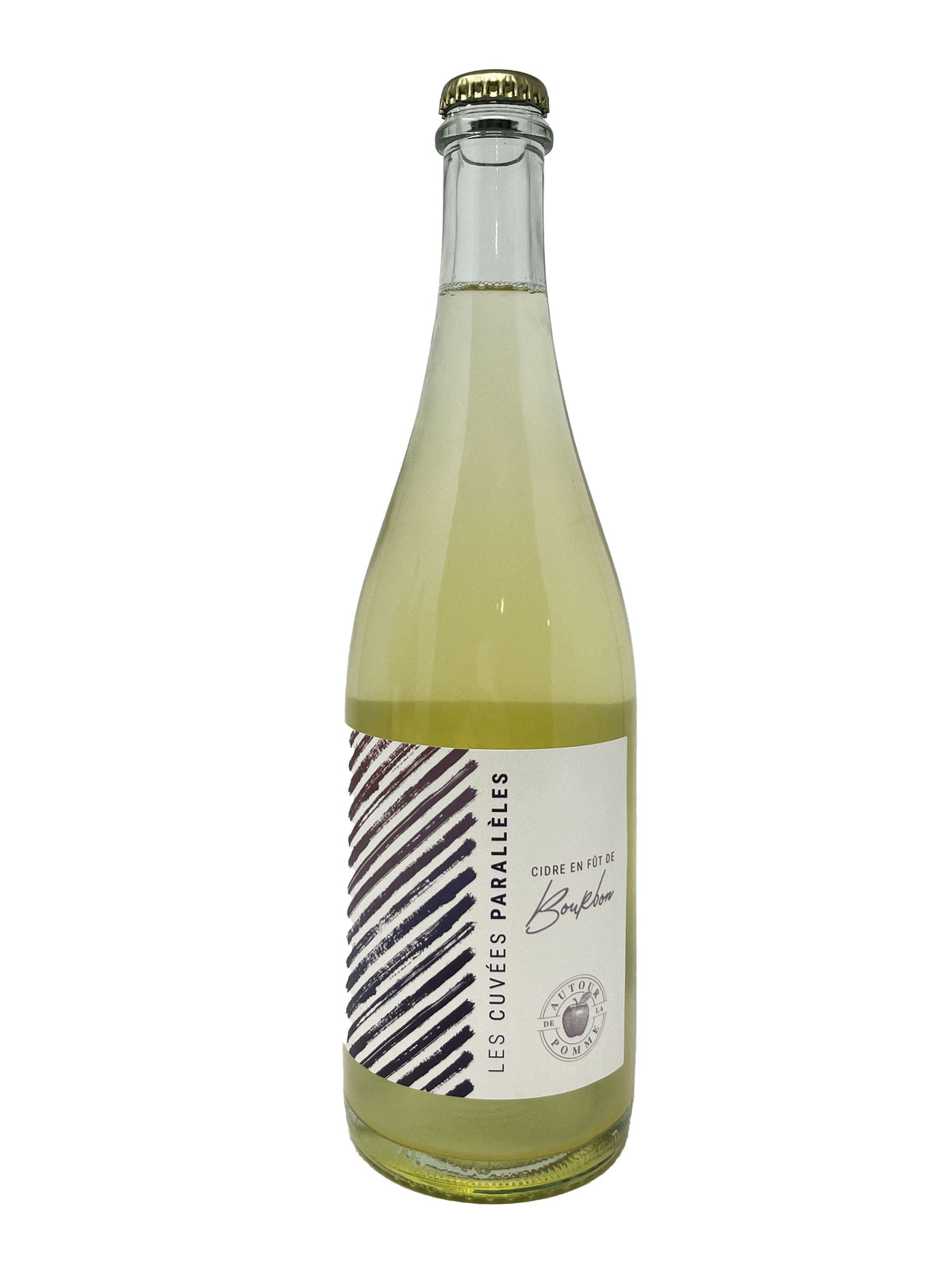Cidrerie Autour de la Pomme Cidres Les cuvées parallèles – Cidre en fût de Bourbon de la Cidrerie Autour de la Pomme