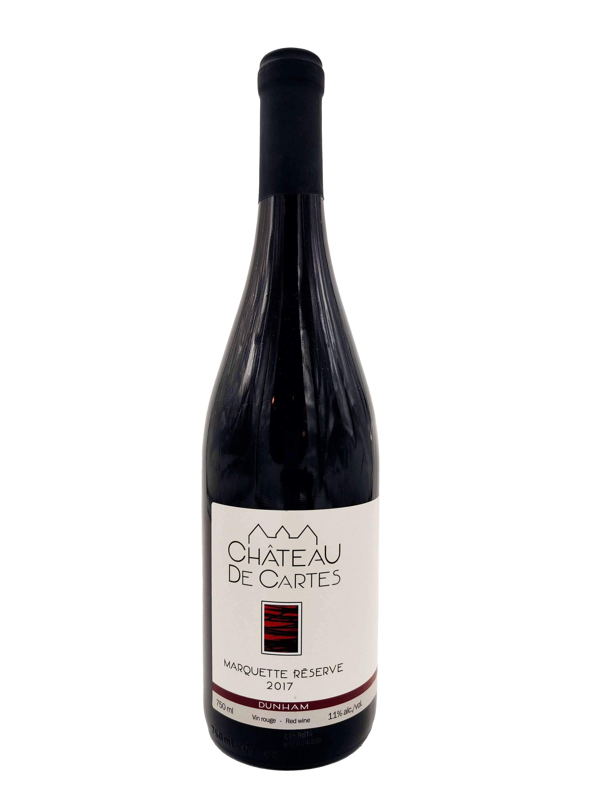 Marquette Réserve - Vin rouge de chez Château de Cartes