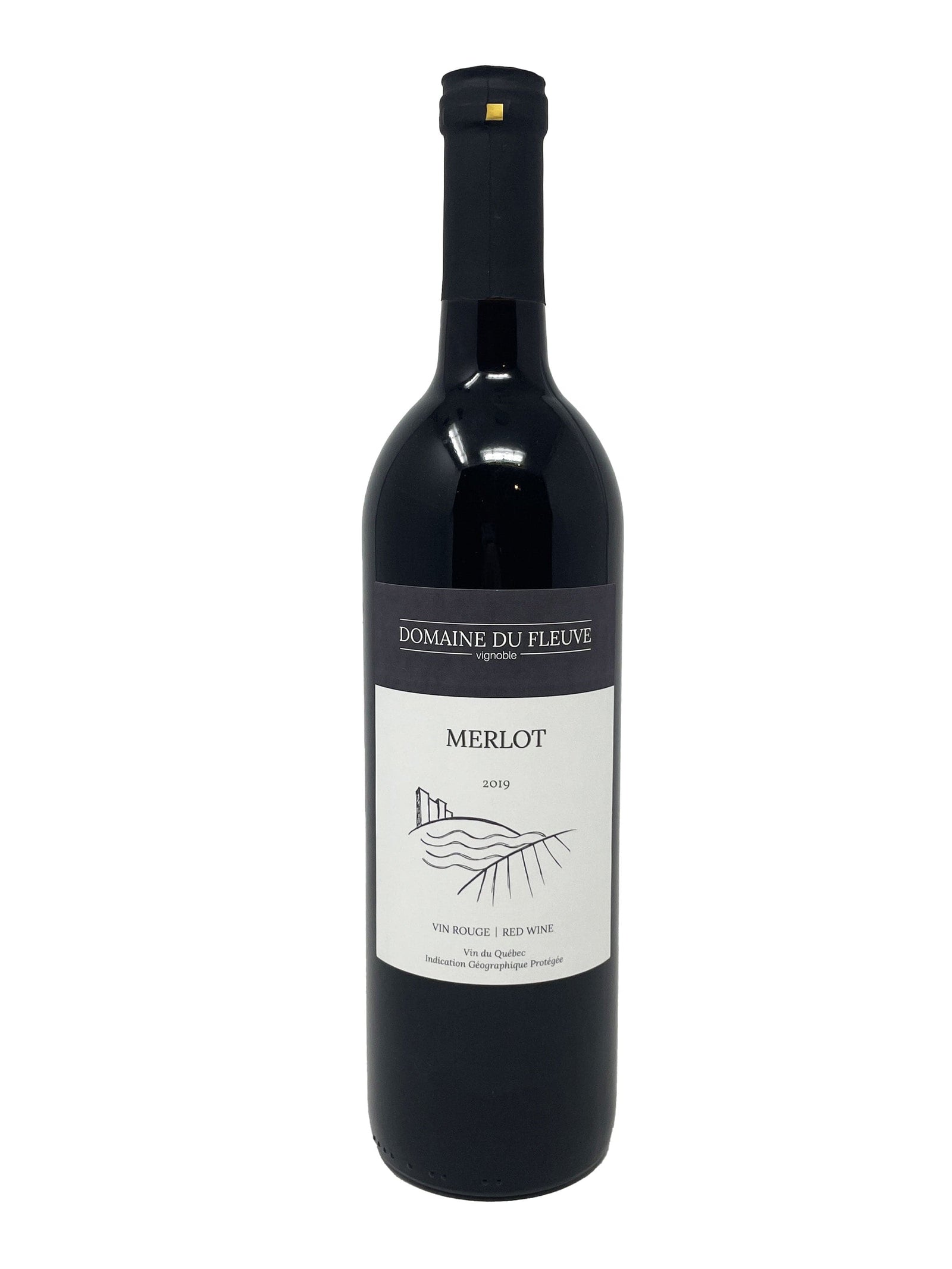 Domaine du Fleuve Vin Merlot 2019 - Vin rouge du Domaine du Fleuve