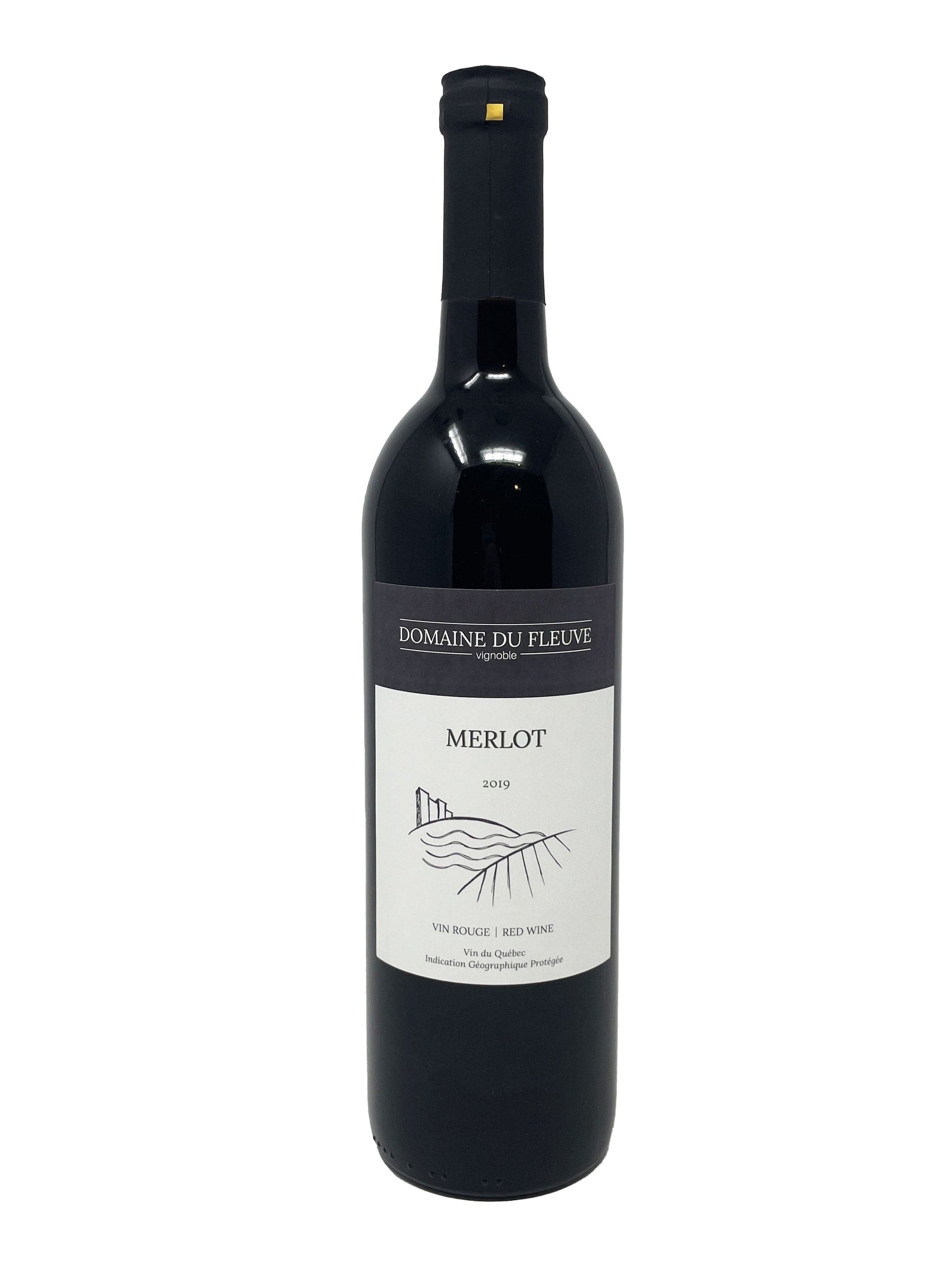 Domaine du Fleuve Vin Merlot 2019 - Vin rouge du Domaine du Fleuve