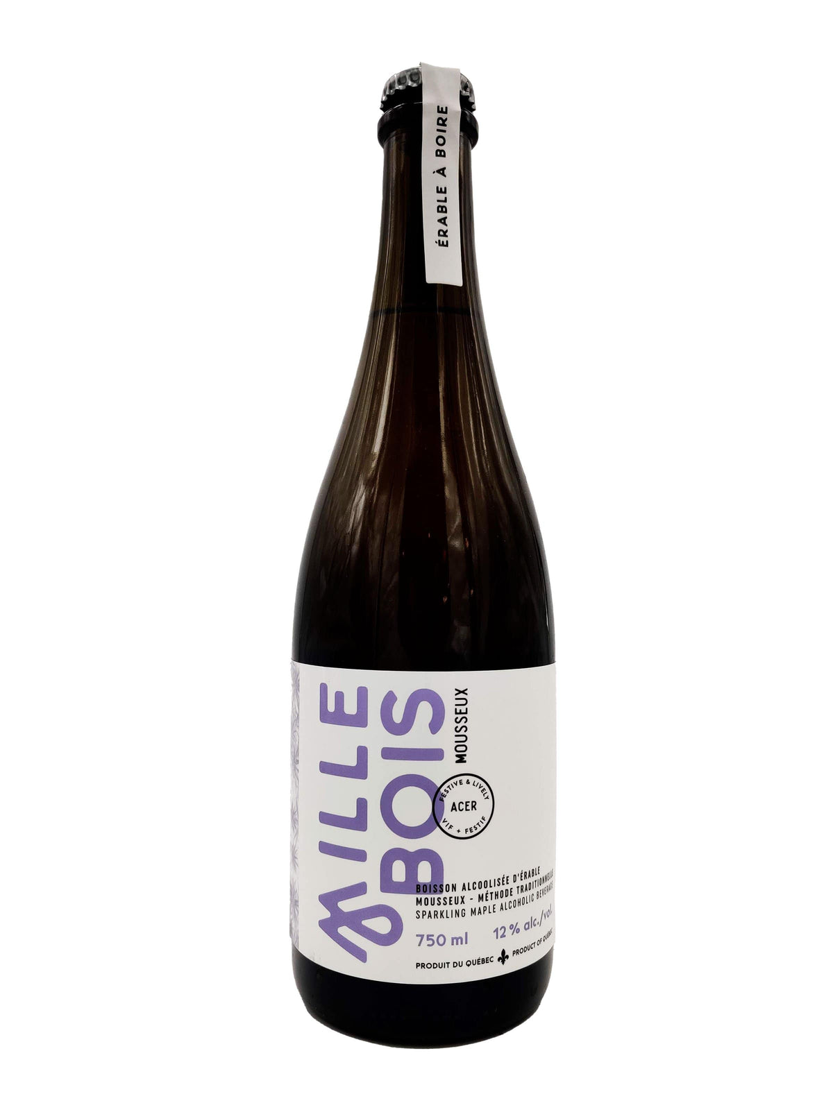 Millebois vin Millebois Blanc Mousseux - Vin d&#39;érable de Millebois