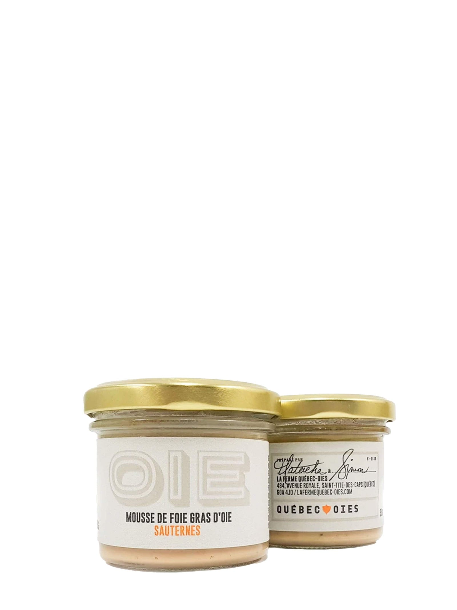 La ferme Québec-Oies épicerie Mousse de foie gras d'oie Sauternes - de La ferme Québec-Oies