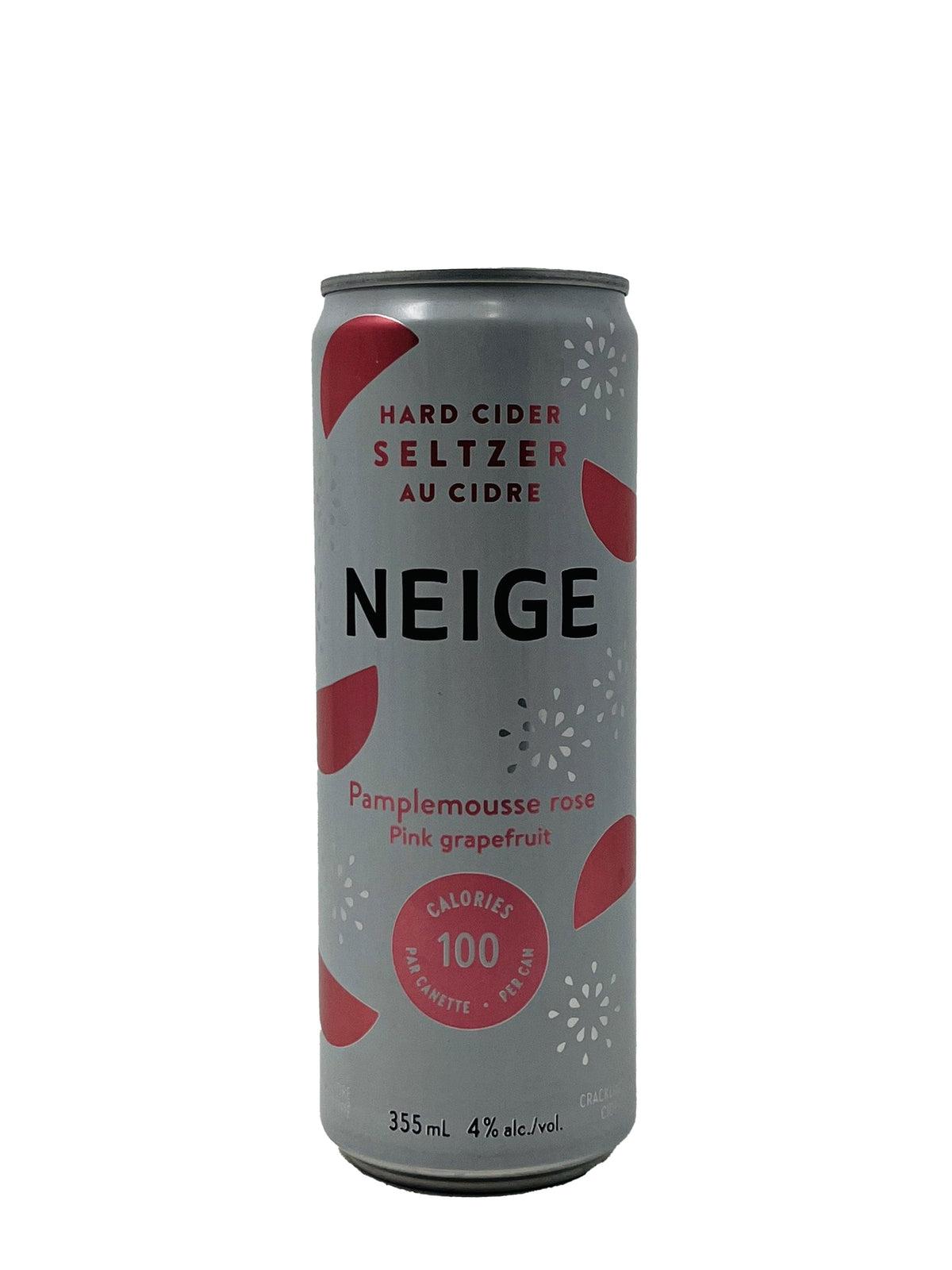 Cidrerie Milton Neige pamplemousse rose - Seltzer au cidre pétillant de Cidrerie Milton