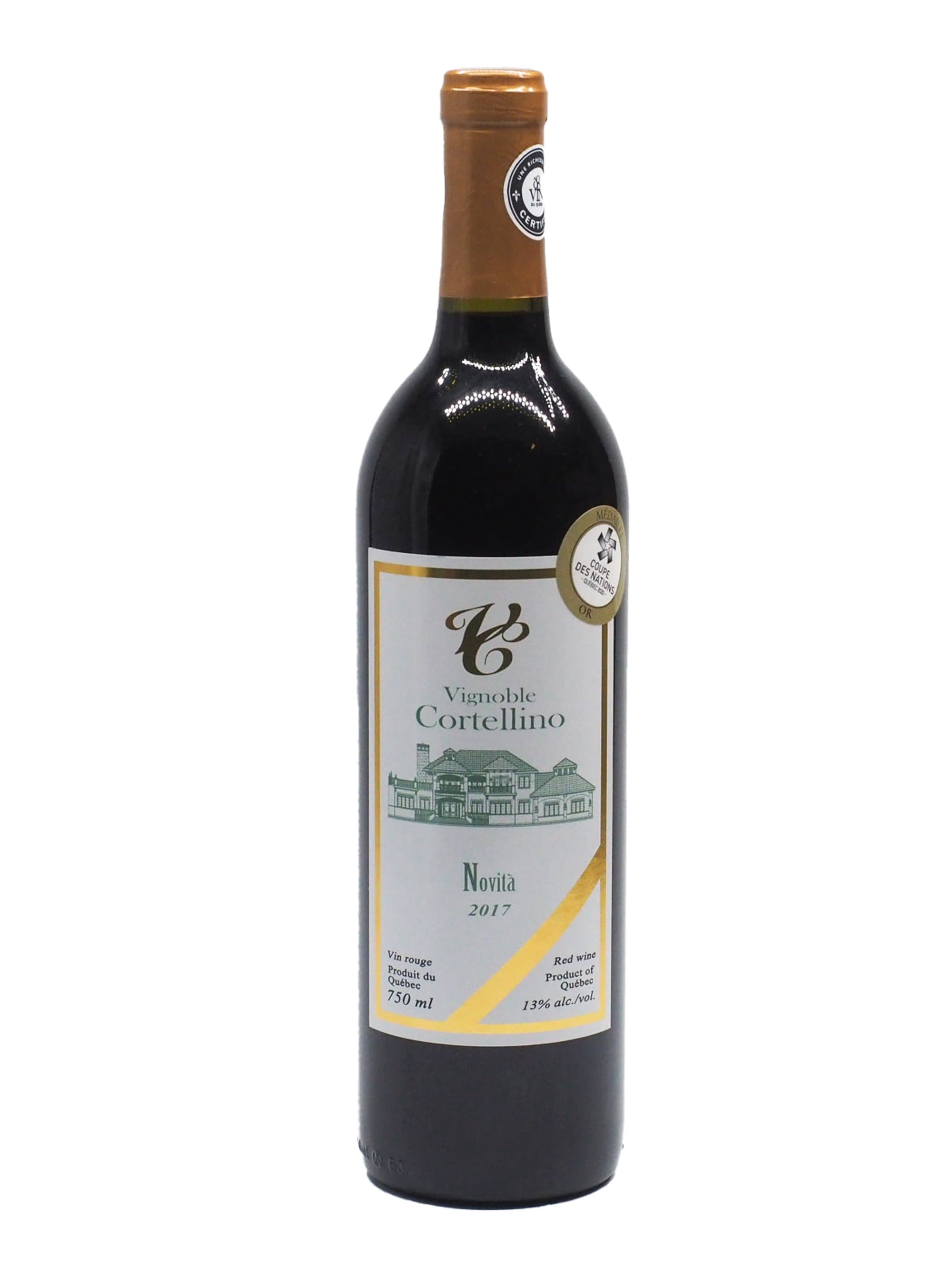 Vignoble Cortellino Novita - Vin rouge du Vignoble Cortellino