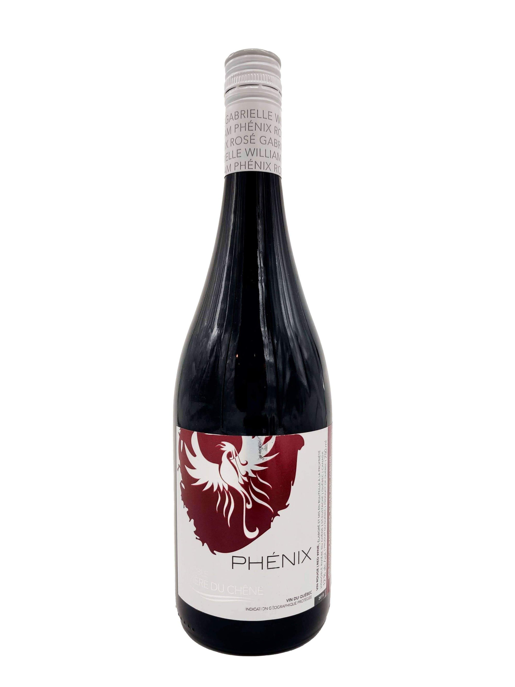 Rivière du Chêne vin Phénix Rouge - Vin rouge de chez Rivière du Chêne