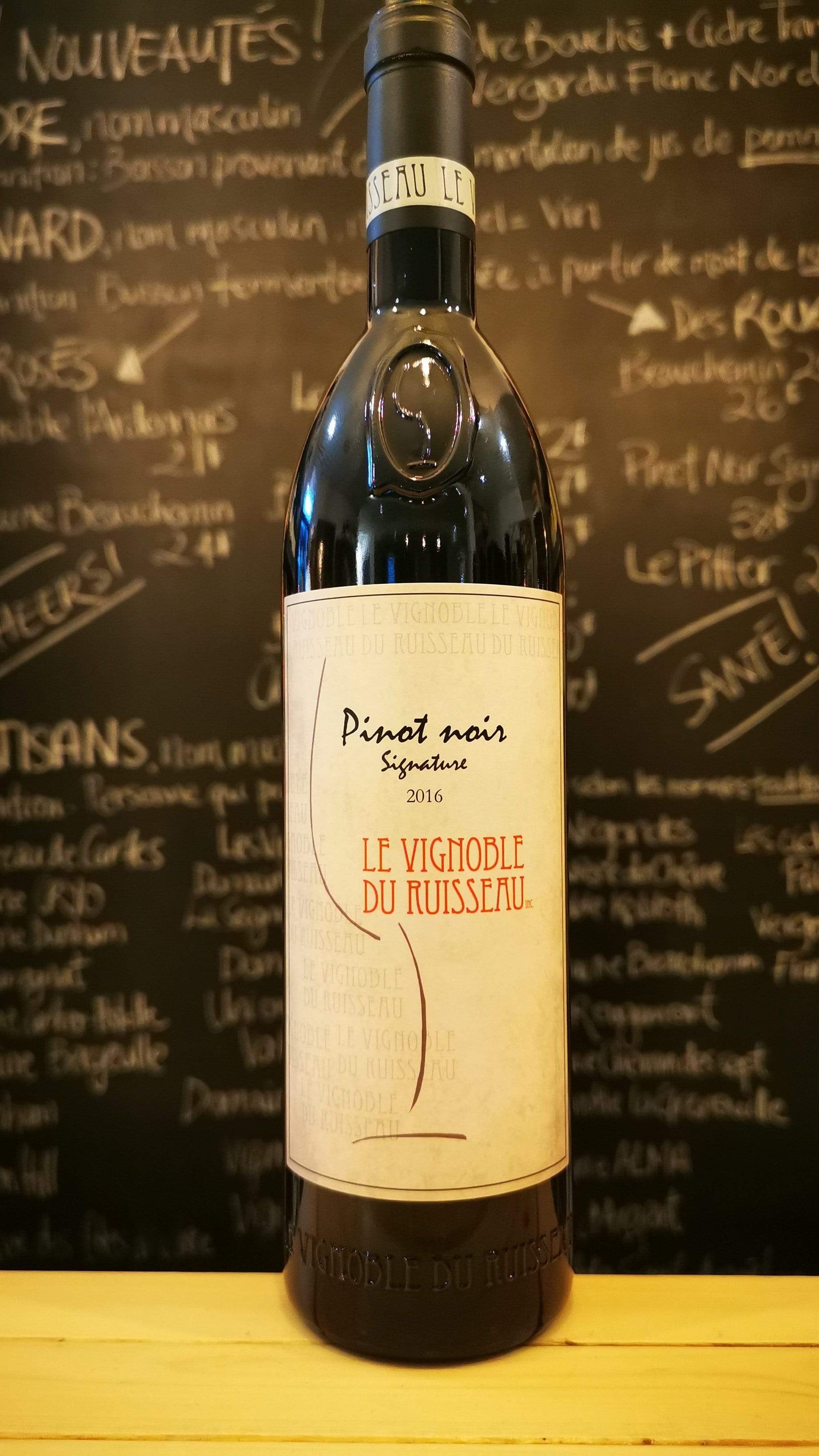 Pinot Noir Signature 2017 - Vin rouge du Vignoble du Ruisseau