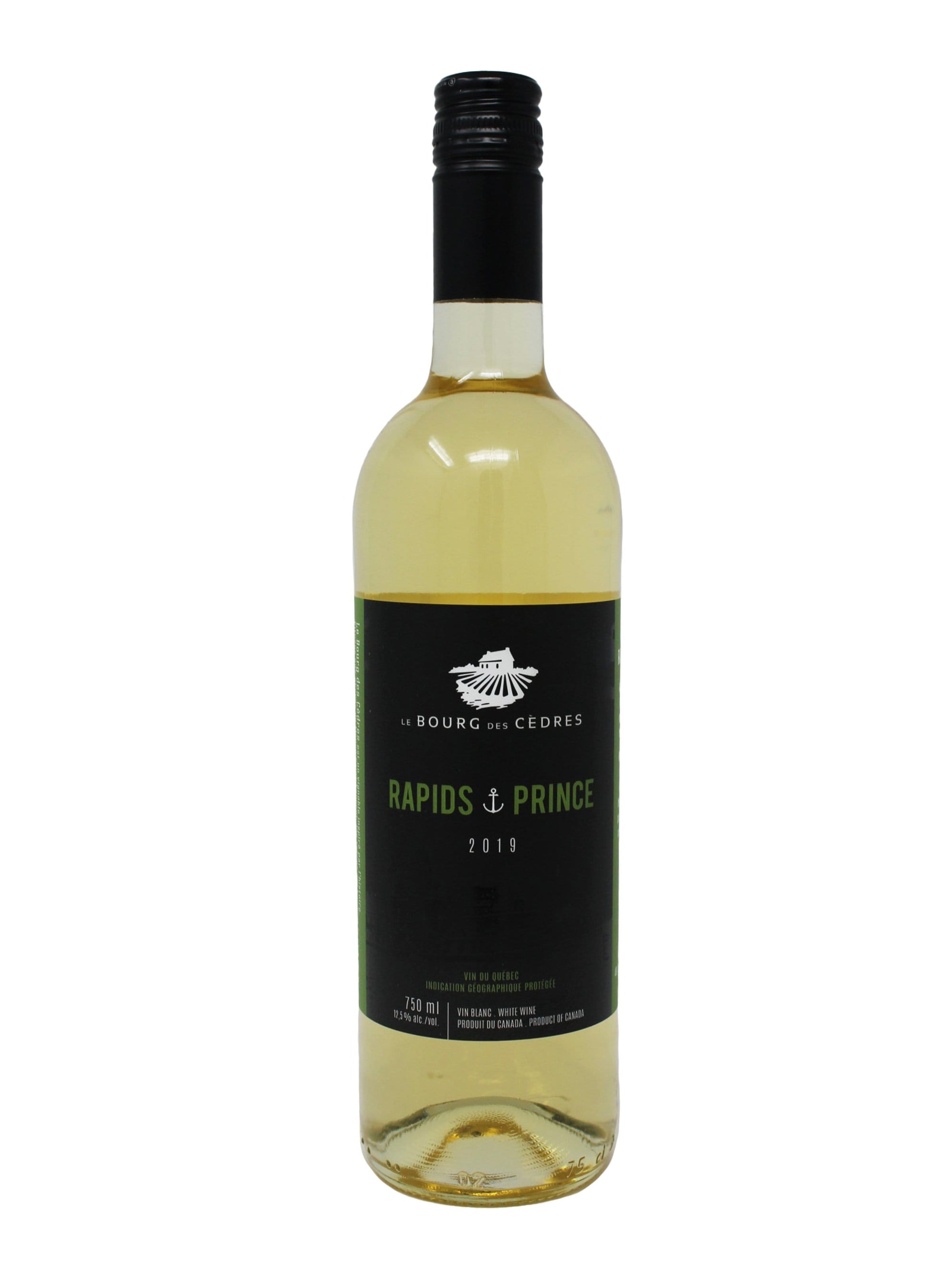 Bourg des Cèdres vin Rapids & Prince 2019 - Vin blanc du Vignoble Le Bourg des Cèdres