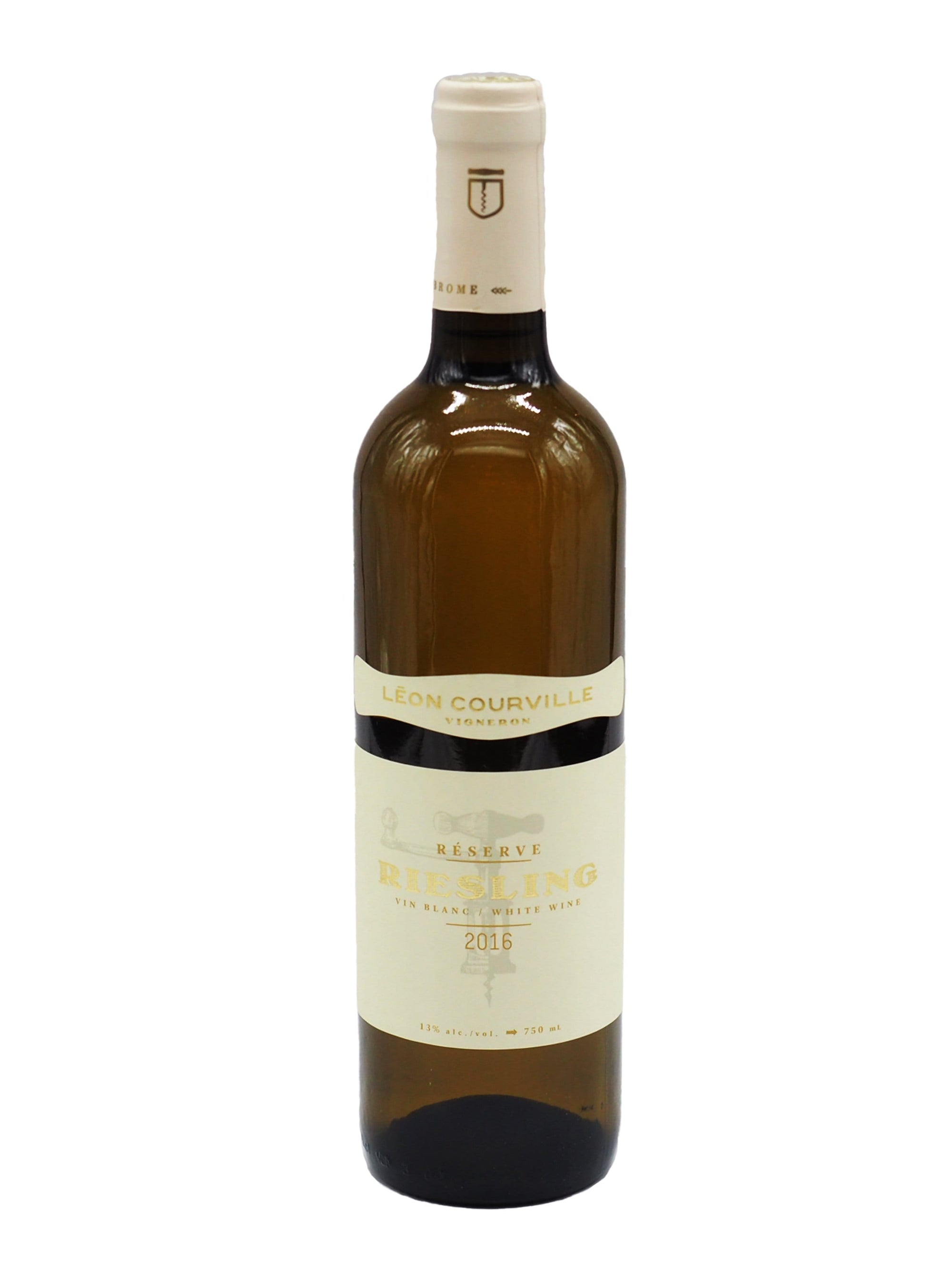 Léon Courville vin Réserve Riesling - Vin Blanc de Léon Courville