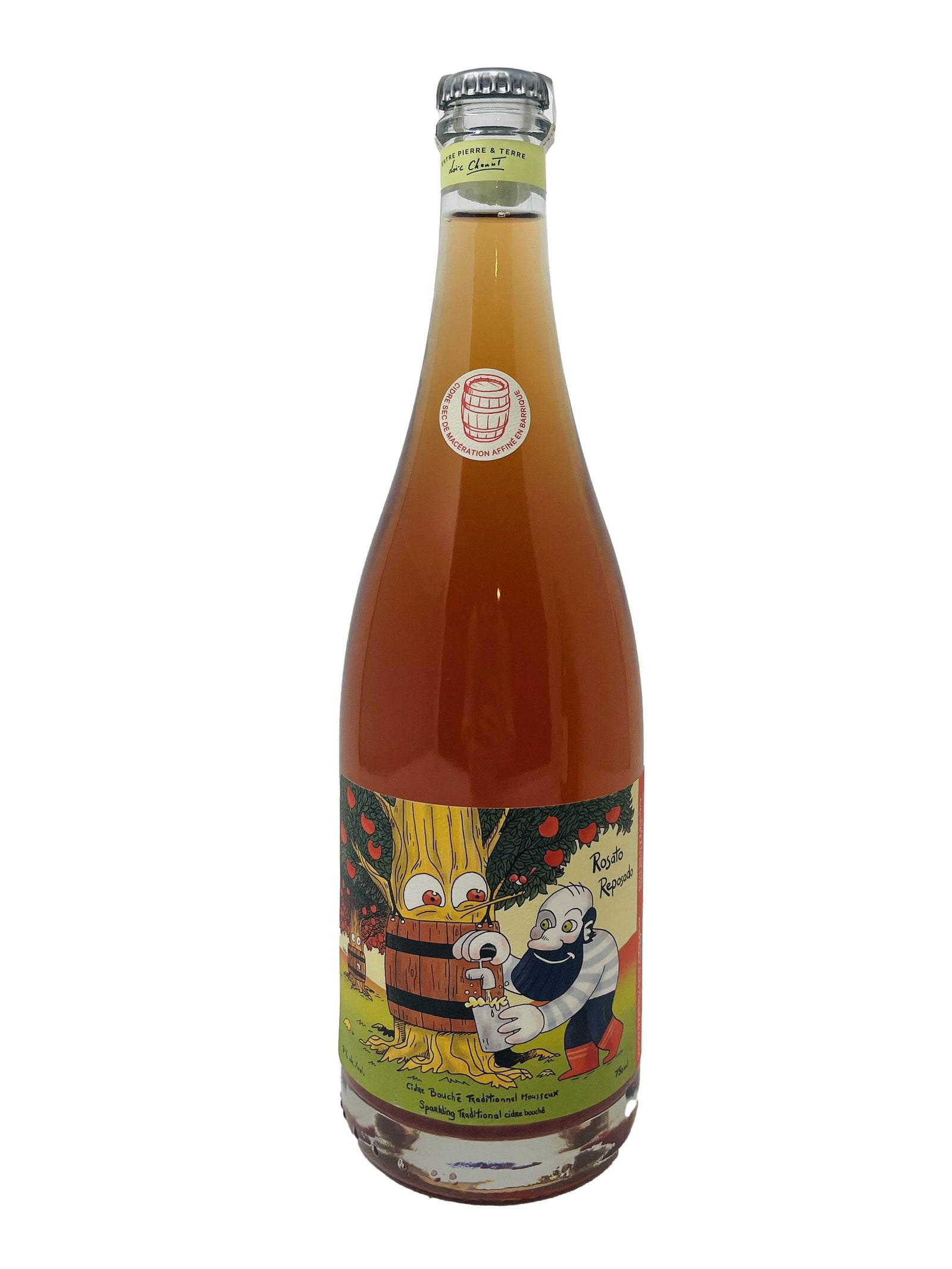 Entre Pierre et Terre Rosato Reposado 2021 - Cidre de la Cidrerie Entre Pierre & Terre