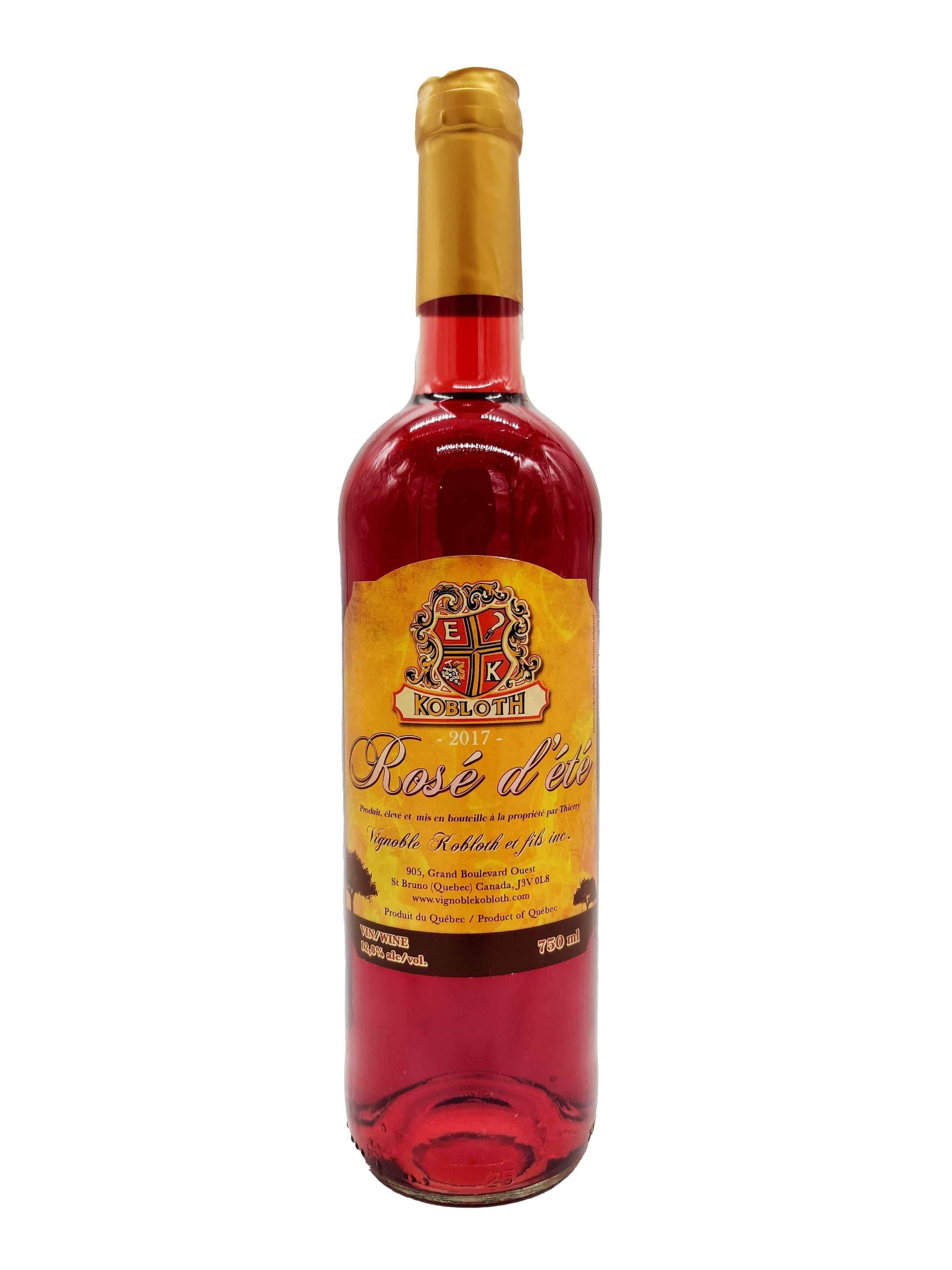 Vignoble Kobloth vin Rosé d’été - Vin rosé du Vignoble Kobloth