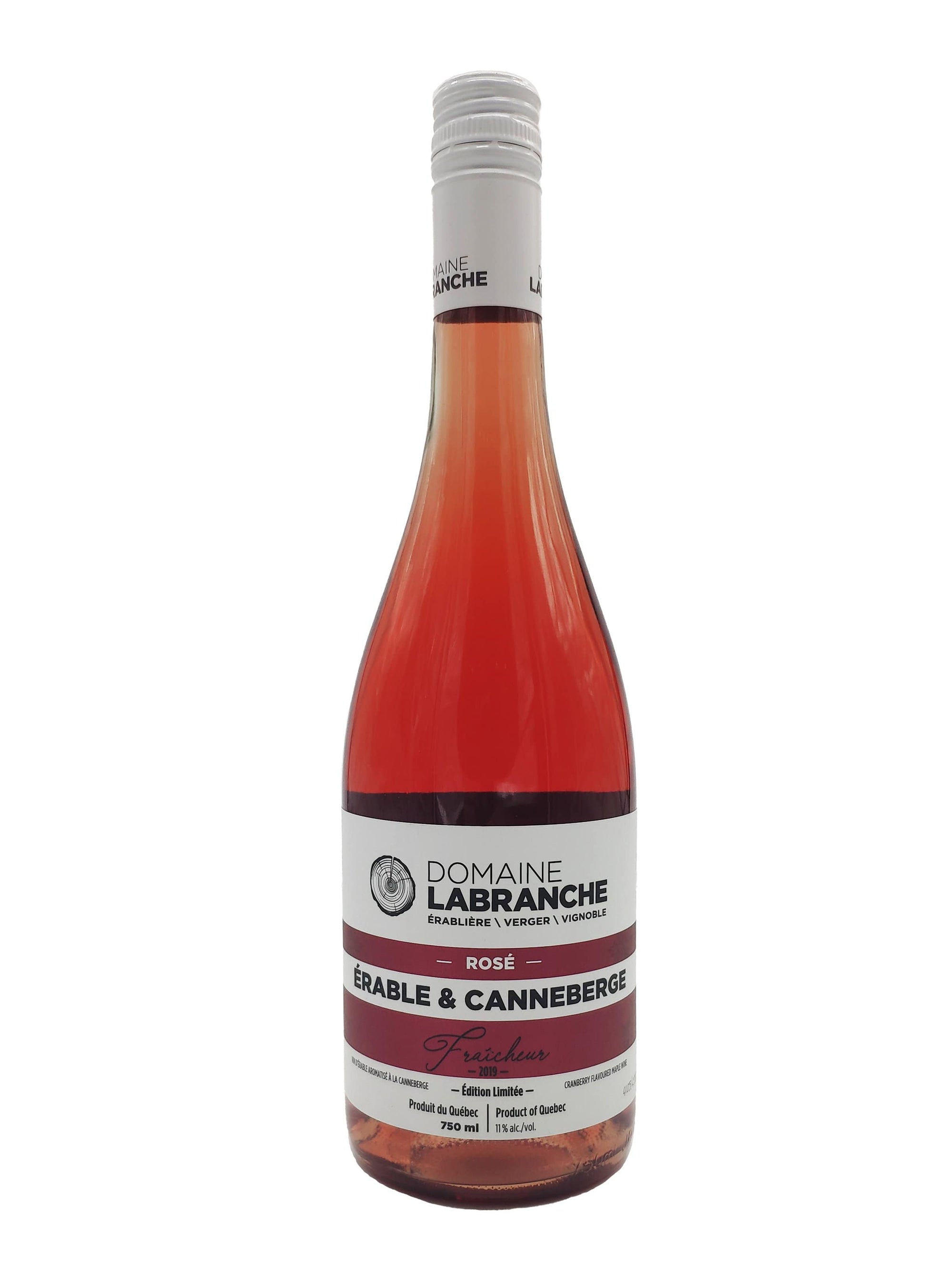 Rosé érable et canneberges - Vin rosé du Domaine Labranche