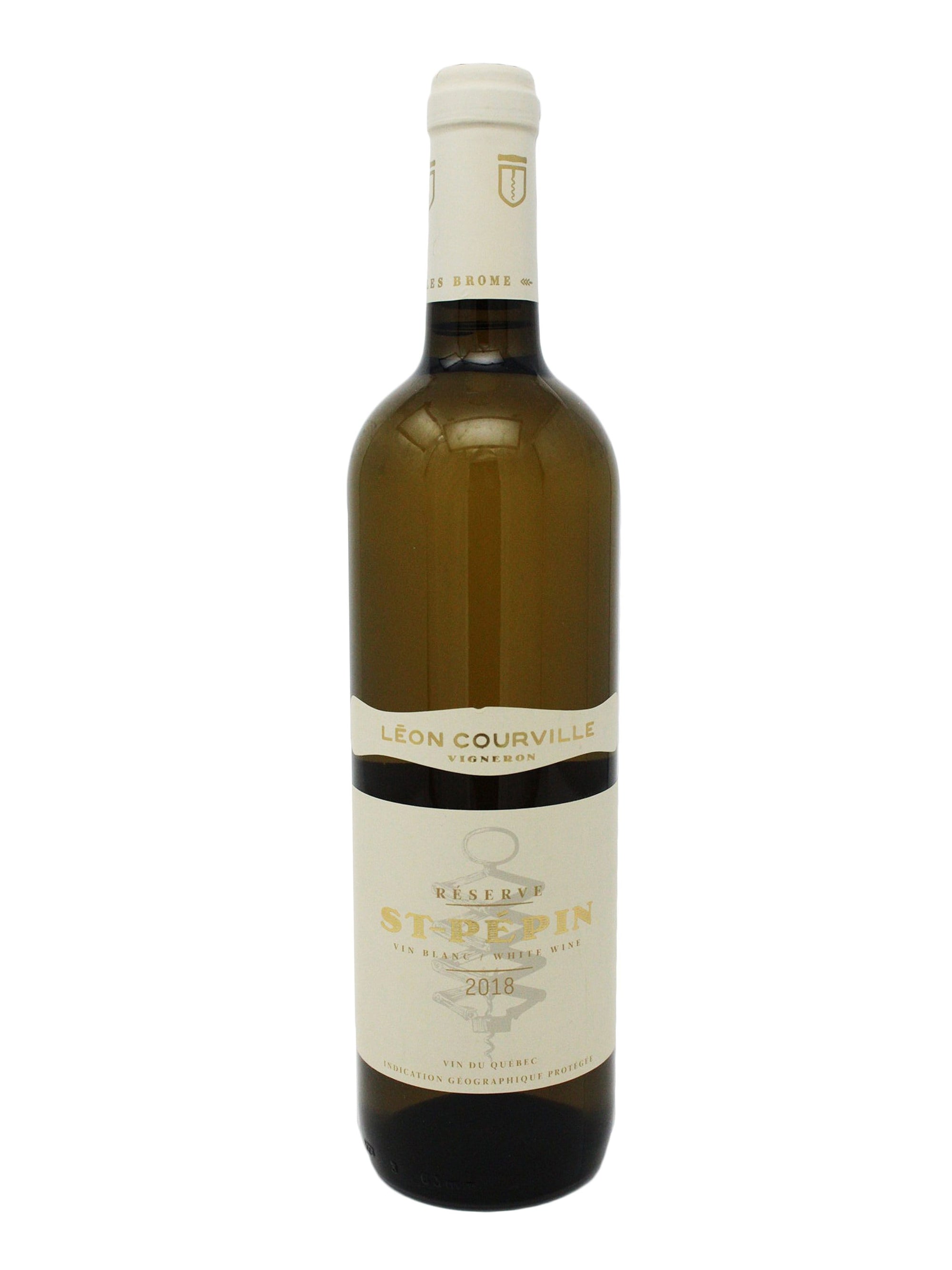 Léon Courville vin St-Pépin Réserve - Vin Blanc de Léon Courville