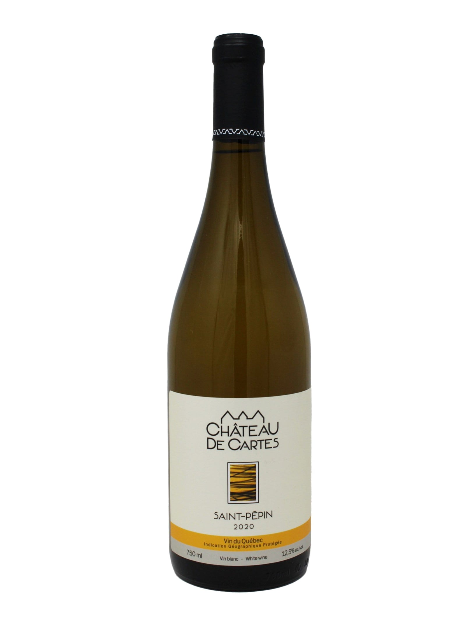 Vignoble Château de Cartes vin St-Pépin - Vin blanc du Vignoble Château de Cartes