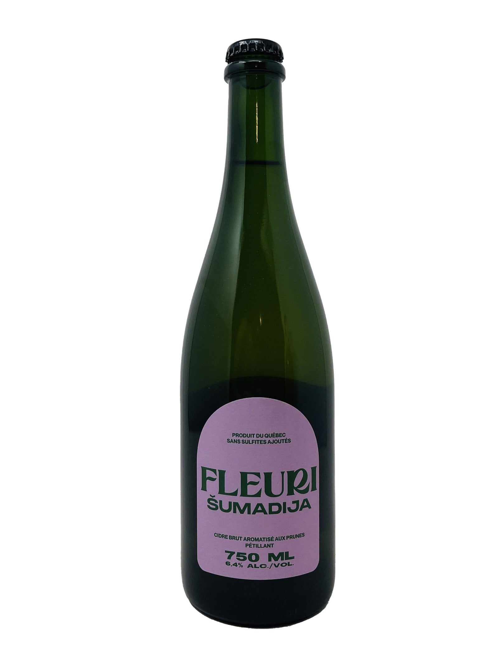 Cidrerie Fleuri Šumadija - Cidre brut pétillant aromatisé aux prunes de chez Fleuri Cidres biologiques