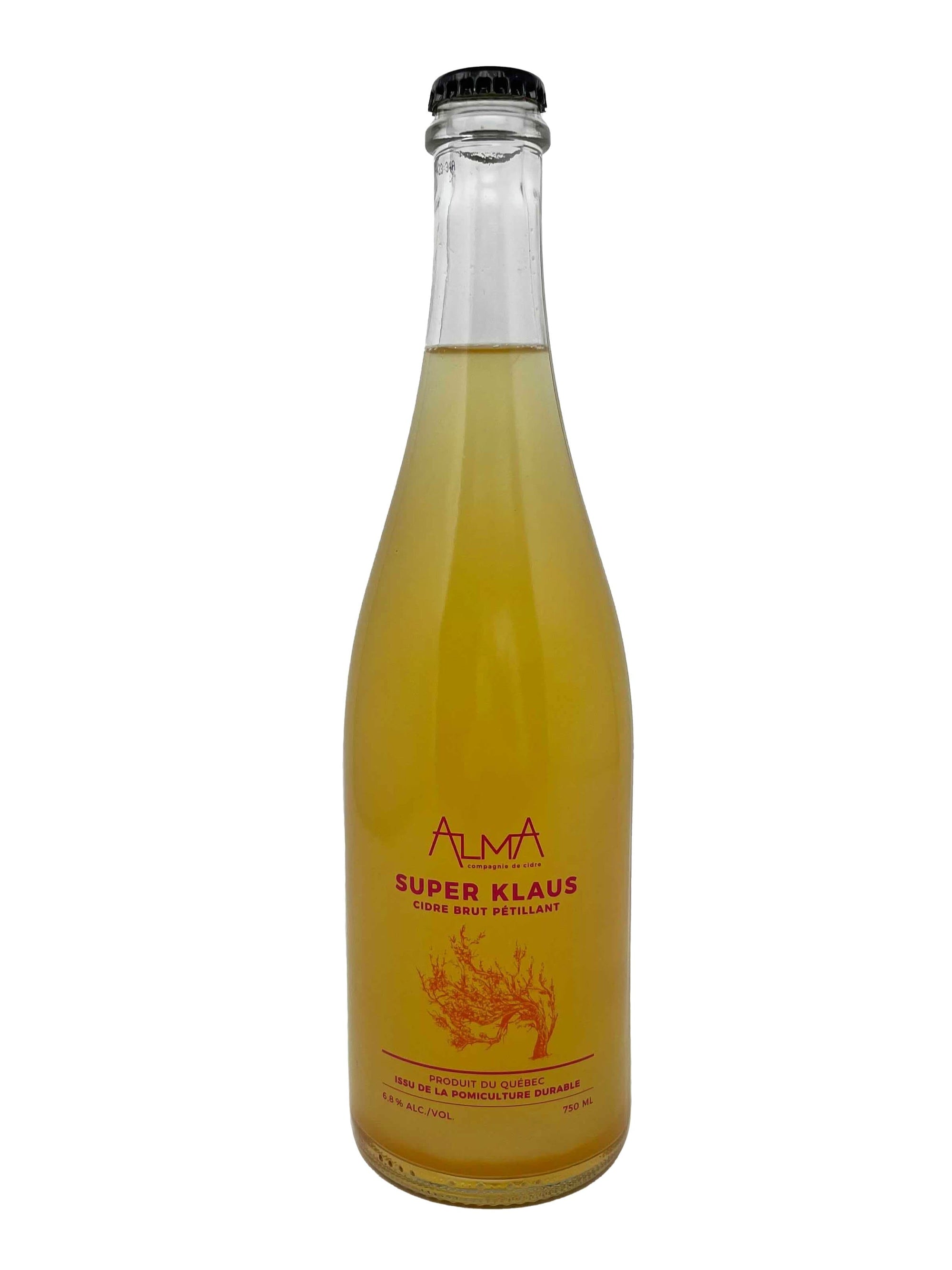 Alma, Compagnie de Cidre Cidres Super Klaus - Cidre Brut Pétillant de Alma Compagnie de Cidre