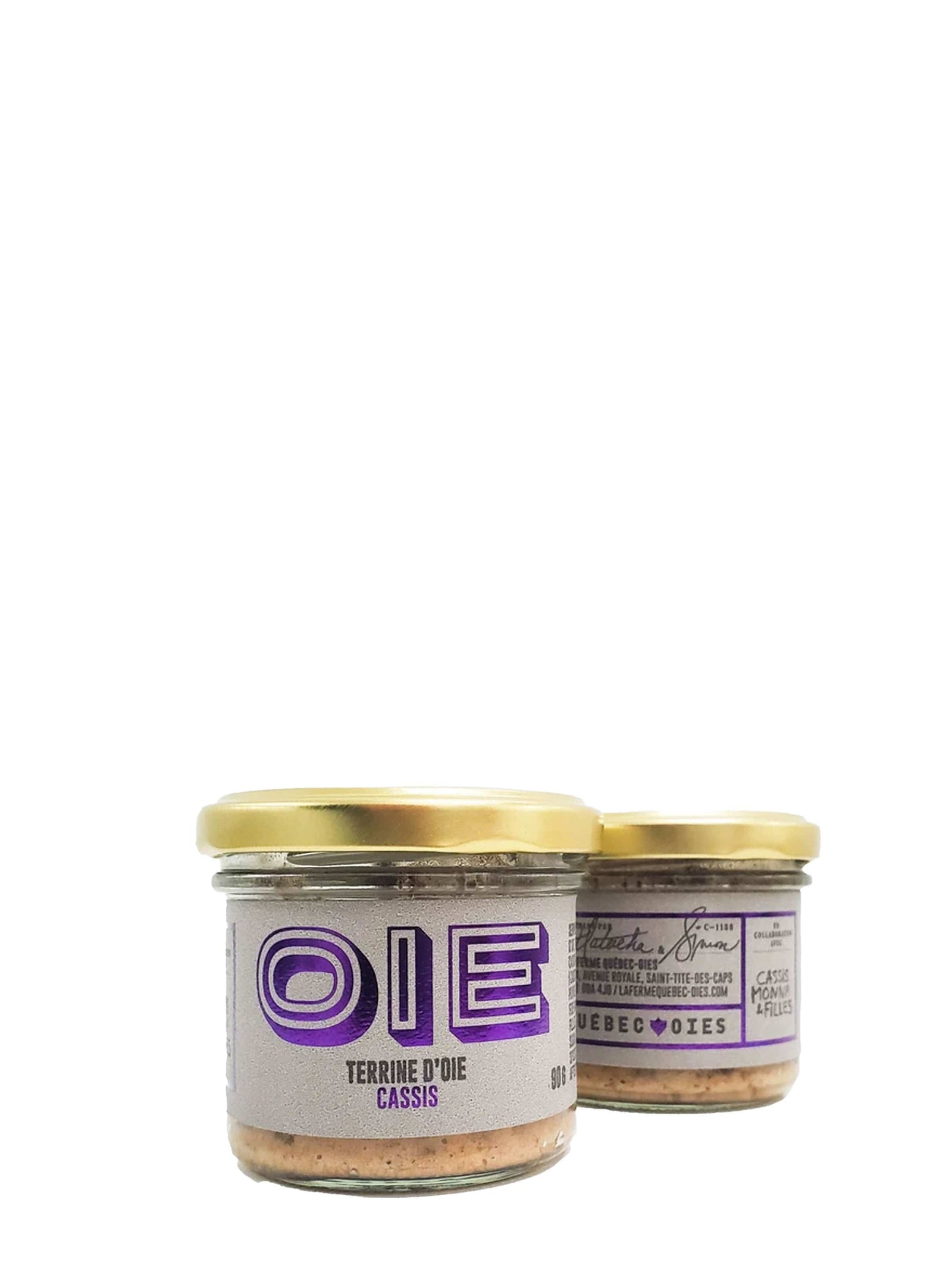 La ferme Québec-Oies épicerie Terrine d'oie cassis - de La ferme Québec-Oies