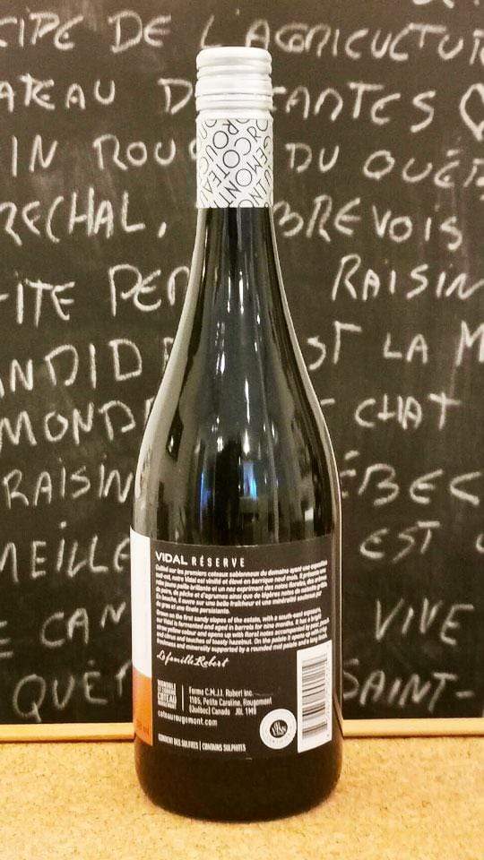 Vidal Réserve - Vin blanc du Coteau Rougemont