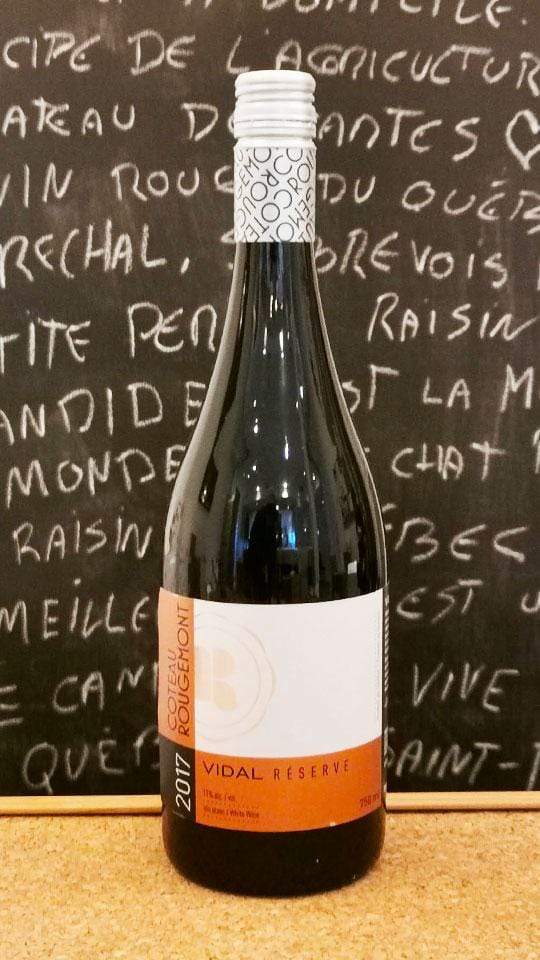 Vidal Réserve - Vin blanc du Coteau Rougemont