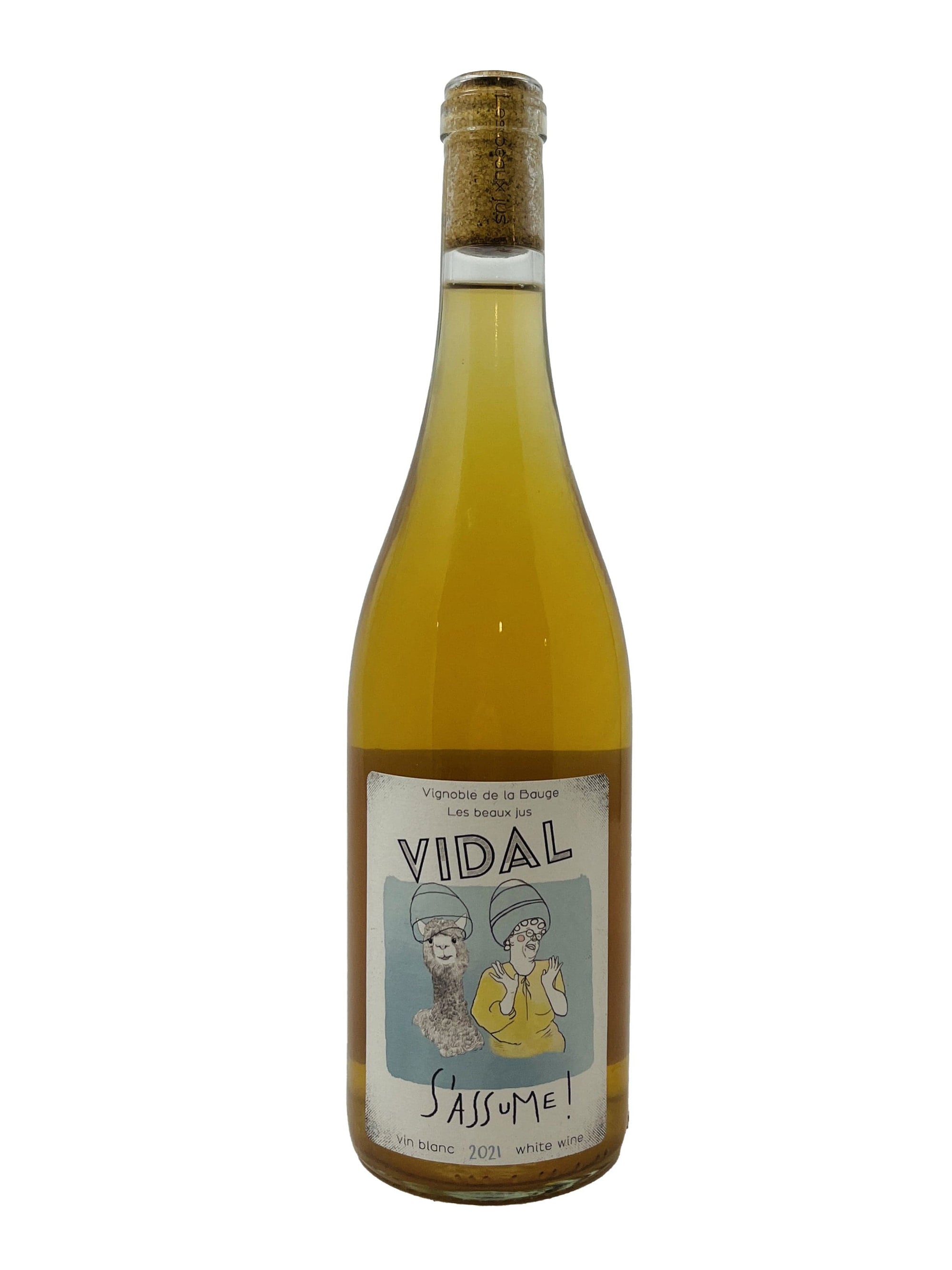 Vignoble de La Bauge vin Vidal S'assume ! 2021 - Vin blanc du Vignoble La Bauge