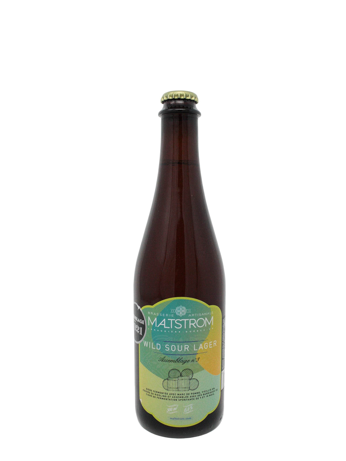 Microbrasserie Maltstrom bière Wild Sour Lager Assemblage #3 - Bière de la Microbrasserie Maltstrom