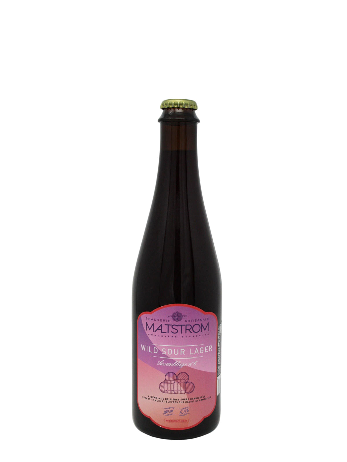 Microbrasserie Maltstrom bière Wild Sour Lager Assemblage #6 - Bière de la Microbrasserie Maltstrom