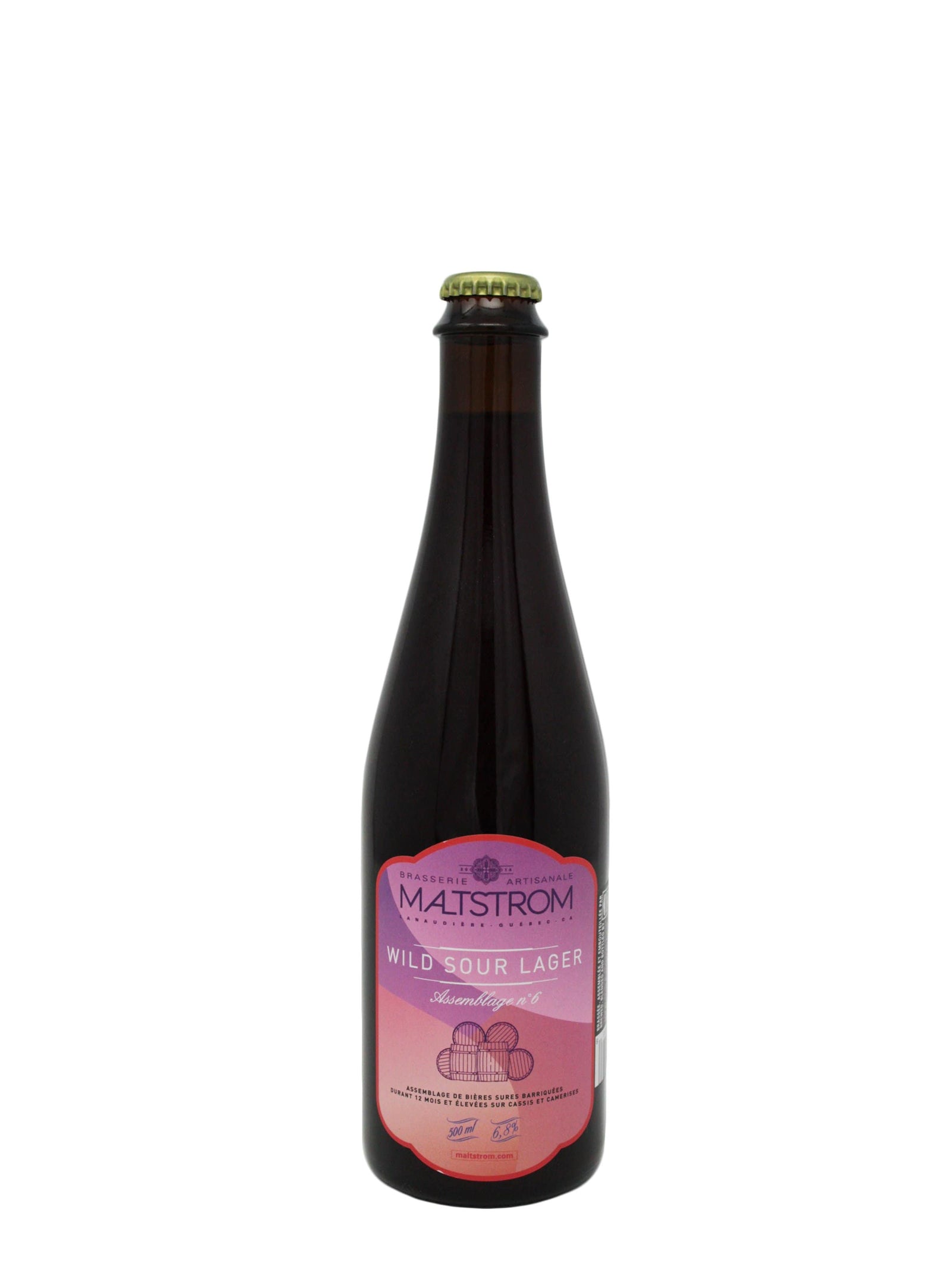 Microbrasserie Maltstrom bière Wild Sour Lager Assemblage #6 - Bière de la Microbrasserie Maltstrom